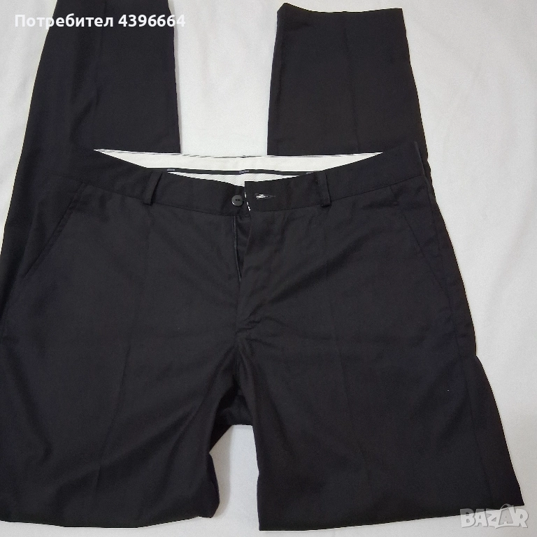 мъжки официален черен панталон, снимка 1