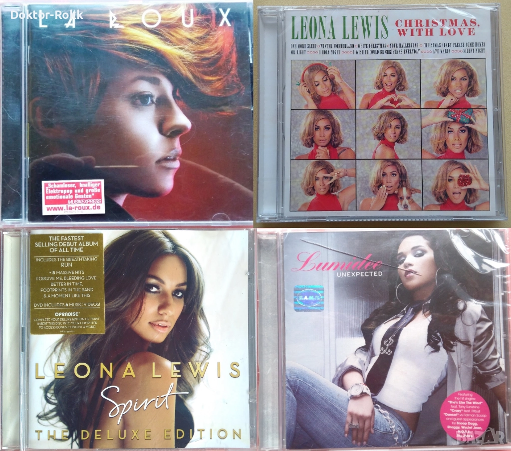 La Roux & Leona Lewis & Lumidee - оригинални дискове, снимка 1