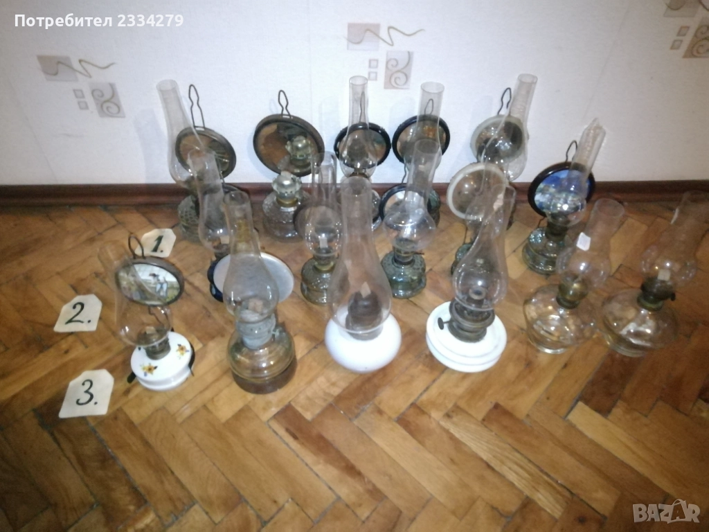 Стари газени лампи, различни размери, различни години и държави. , снимка 1