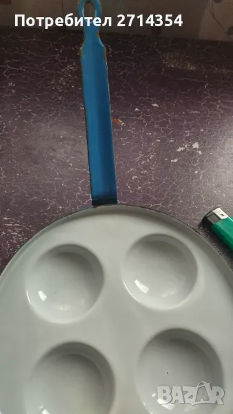 Ретро емайлиран тиган , снимка 1