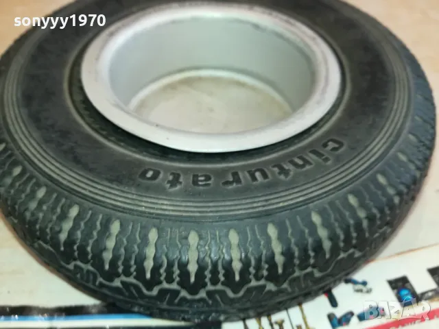 PIRELLI-ГУМА ПЕПЕЛНИК-ВНОС SWISS 2511241202, снимка 8 - Антикварни и старинни предмети - 48097135