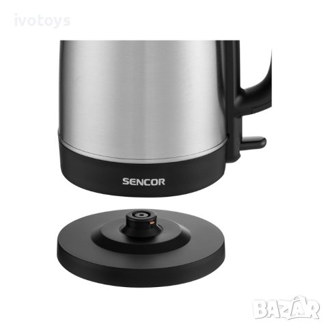 Електрическа кана SENCOR SWK 1715SS, 1,7 л, 2200W, Сив/Черен, снимка 4 - Кани - 41584760