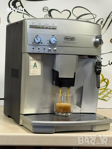 Кафемашина кафе автомат delonghi magnifica с гаранция, снимка 5 - Кафемашини - 53752880