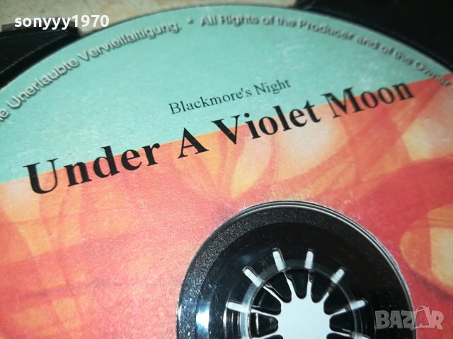 BLACKMORES NIGHT-UNDER A VIOLET MOON CD 0608231438, снимка 6 - CD дискове - 41772352