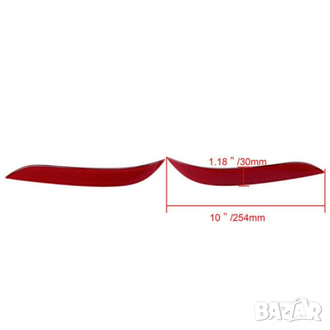 Рефлектори светлоотразители за броня на БМВ Е60 BMW 5 Series E60 2 броя , снимка 4 - Аксесоари и консумативи - 44634208