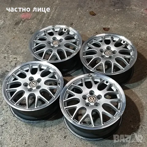 BBS   оригинални VW  разглобяеми 16 цола 5Х100, снимка 12 - Гуми и джанти - 48414185