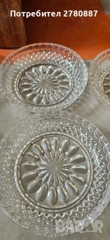 кристални стъклени купи,чинии, подноси фруктиери, бонбониери, снимка 7 - Други - 50107246