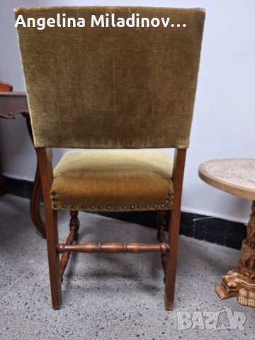 два броя столове с дърворезба , снимка 3 - Столове - 44261635