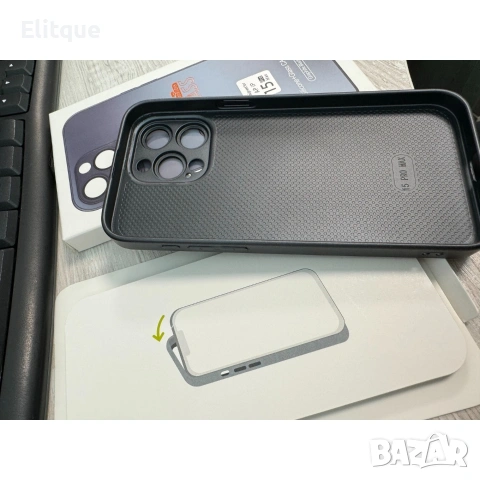 Кейс Със Стъклен Гръб за 15 PRO MAX, снимка 9 - Калъфи, кейсове - 53099970