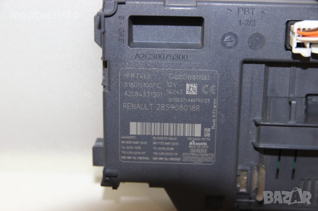 Четец карта запалване Renault Clio IV (2013-2016г.) 285908018R / A2C84331301, снимка 2 - Части - 41444211