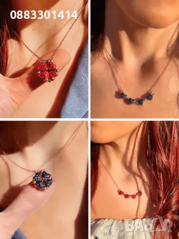 Колие Детелина 2в1, снимка 5 - Колиета, медальони, синджири - 47461416