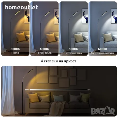 LED лампа ANTEN MF18807 (LED FLOOR LAMP), снимка 7 - Лед осветление - 47542912