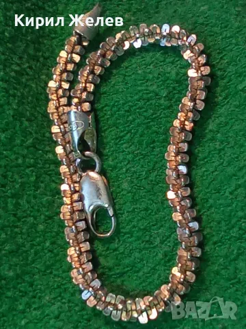 СТИЛНА ВИНТИДЖ АРТ СРЕБЪРНА ГРИВНА СРЕБРО 925 ДИЗАЙНЕРСКА КРАСИВА ПЛЕТКА 14939, снимка 15 - Гривни - 49916719