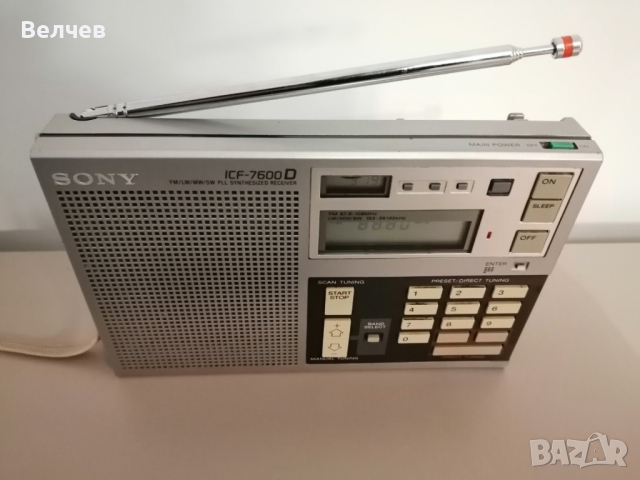 Sony icf-7600d, снимка 2 - Радиокасетофони, транзистори - 44650186
