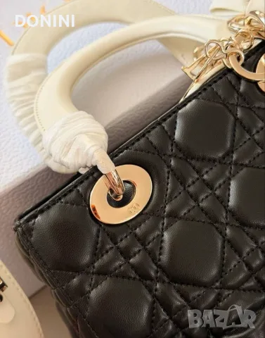 Christian Dior Дамска чанта, кожа, снимка 7 - Чанти - 56347517