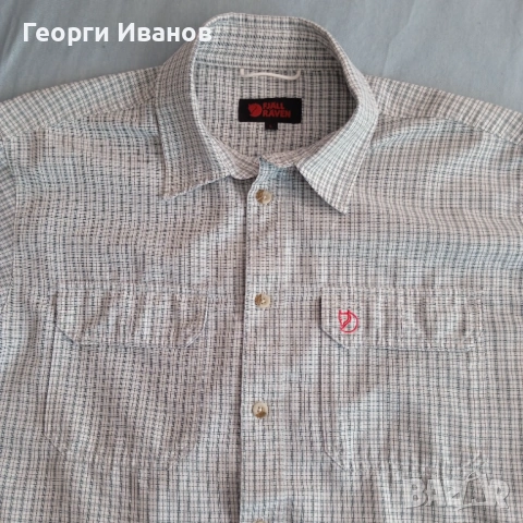 SALE!!! FJALLRAVEN L/XL ОРИГИНАЛНА туристическа риза Фялравен shirt, снимка 2 - Ризи - 53619772
