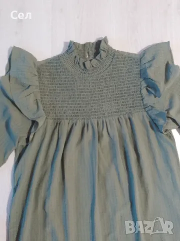 Зелена елегантна рокля Only M, снимка 3 - Рокли - 49943879