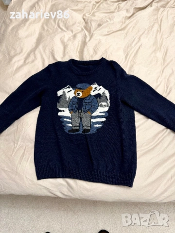 Мъжки пуловер с мече