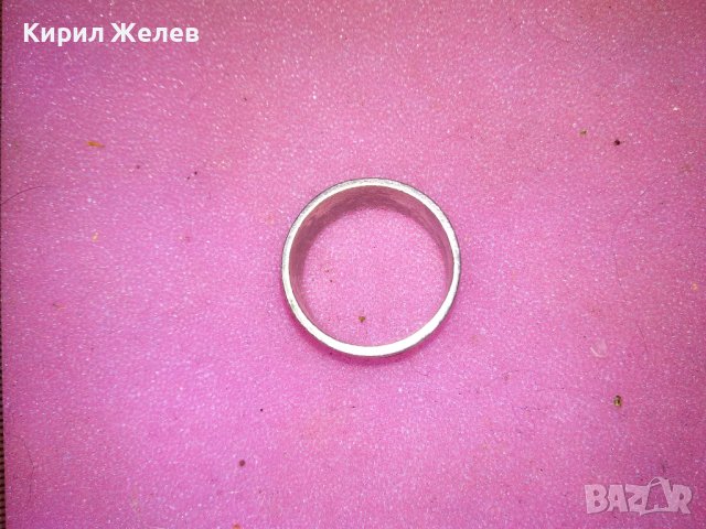 СТАР КРАСИВ СРЕБЪРЕН ПРЪСТЕН ОРНАМЕНТИРАН Тип ХАЛКА ОКСИДИРАНО СРЕБРО 925 МАЙСТОРСКА ИЗРАБОТКА 40612, снимка 10 - Пръстени - 44314751