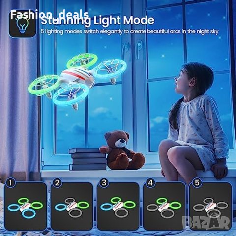 Нов Дрон за деца пълна защита и двойни батерии Подарък Дете, снимка 7 - Други - 41725727