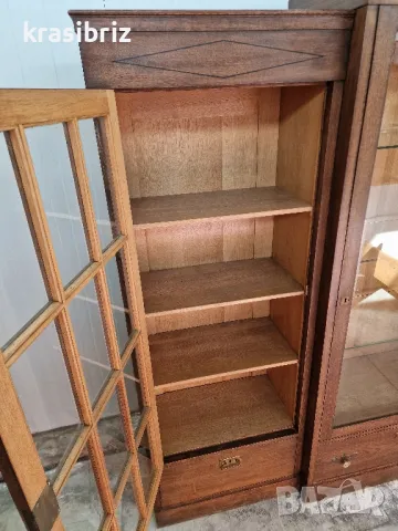 Антична Масивна Секция-внос от Германия!, снимка 7 - Секции и витрини - 49447576