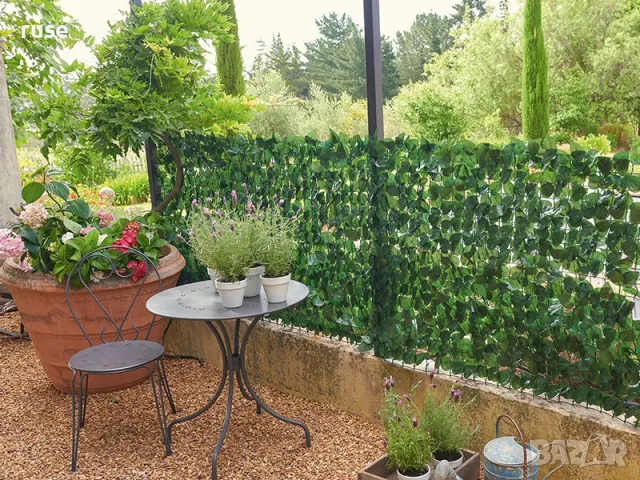 НОВИ! Преграда ограда жив плет балкон градина 3x1м, снимка 4 - Други - 47463542