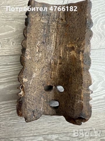 Дървена маска на маите , снимка 3 - Антикварни и старинни предмети - 53846496