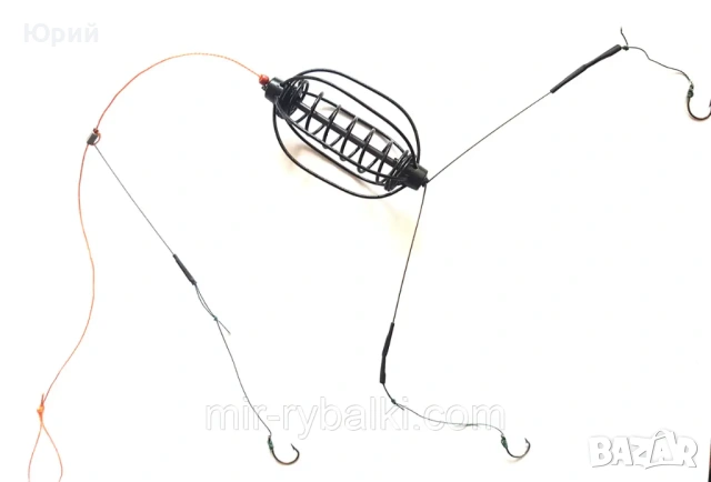 Оборудван с 20-грамова хранилка 3 кука, снимка 3 - Други спортове - 53664216