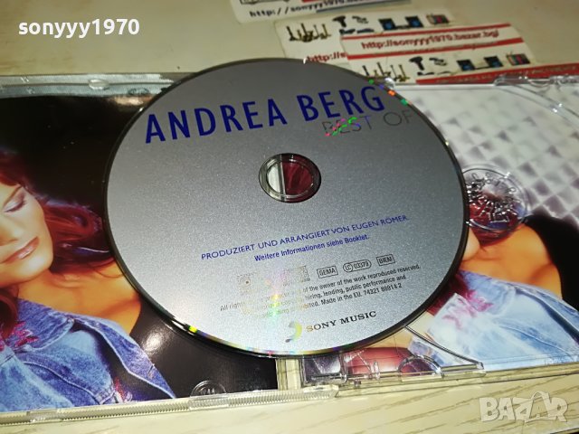 ANDREA BERG CD 3105230906, снимка 6 - CD дискове - 40881234