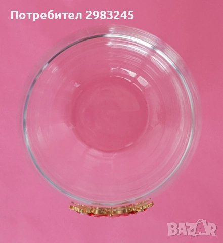 Декорирана стъклена коледна чаша, снимка 7 - Декорация за дома - 52483612