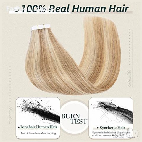 Нова удължаваща коса ленти Треса удължения Прическа 45см жена красота, снимка 4 - Други - 40121004