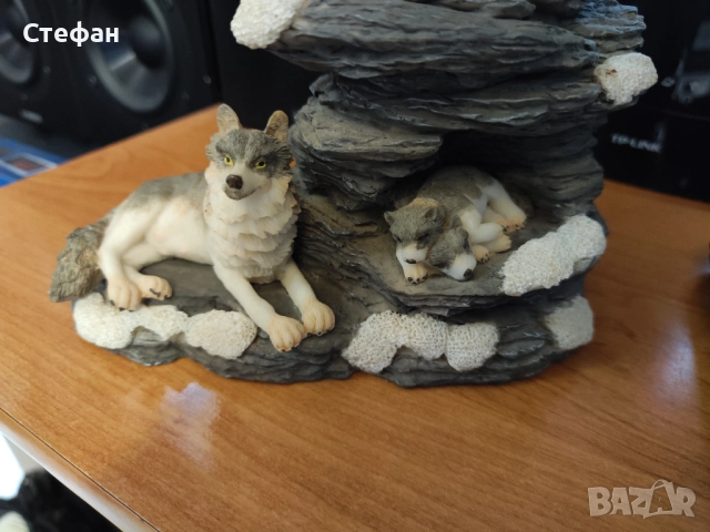 🕒 Часовник "Вълк на скалите" Работещ с батерии. В отлично състояние., снимка 4 - Други - 51982956