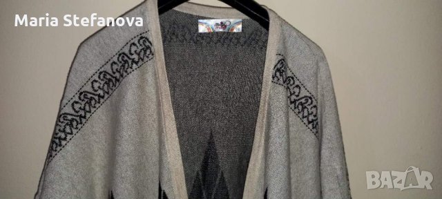 Ефектен елек в бежово и черно , снимка 2 - Елеци - 34720106