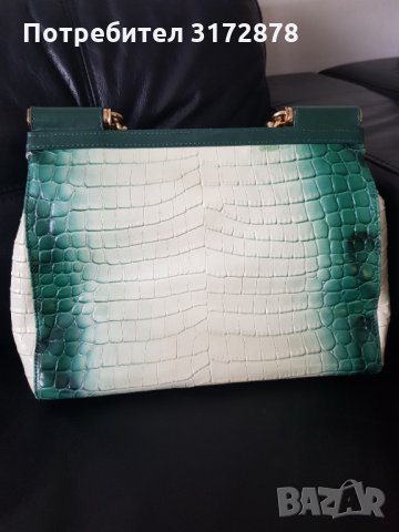 Кожена чанта Aigner, снимка 3 - Чанти - 36010770