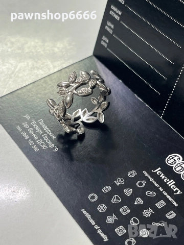 Сребърен пръстен 925 проба, снимка 5 - Пръстени - 52558901