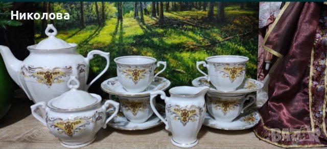 Порцеланов сервиз на Изида