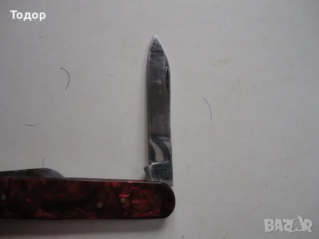Страхотен нож от соца Сърп и Чук  ВТ, снимка 4 - Ножове - 56235578