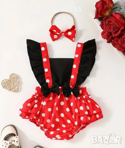 Бебешка боди-рокля Mickey Mouse, снимка 1