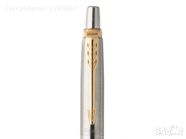 Елегантна Химикалка Parker Jotter GT, хром със злато, в кутия, снимка 6 - Други - 53582275