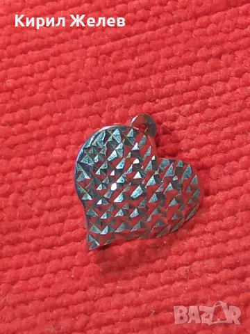 РОМАНТИЧНА СЪРЦЕВИДНА СРЕБЪРНА ОБЕЦА СРЕБРО 925 ФИНА МАЙСТОРСКА РЪЧНА АРТ ИЗРАБОТКА 46810, снимка 10 - Обеци - 46423778