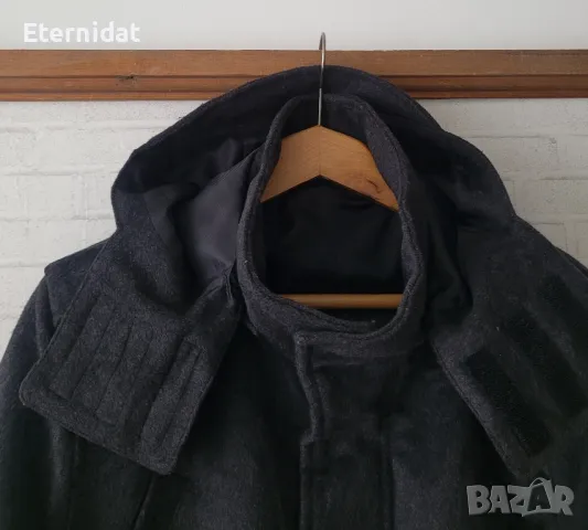 Палто с качулка вълна , снимка 10 - Палта, манта - 48667697