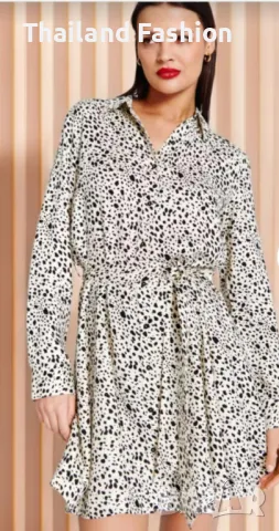 Шарена mini рокля "Sinsay" с колан