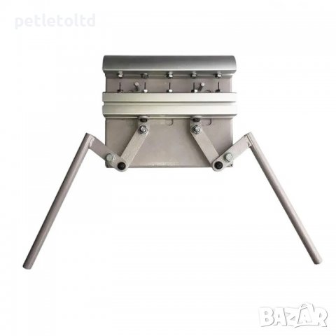 Уред за разпробиване на пчелни рамки и поставяне на капси, с 5 глави 