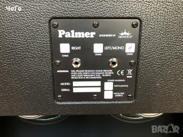 Palmer 2x12 cabinet, unloaded, снимка 6 - Китари - 36266221