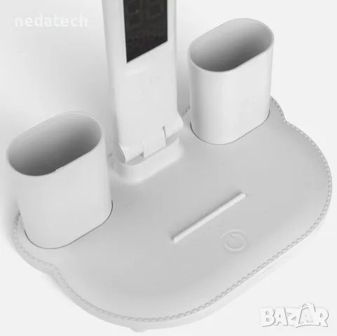 Настолна лампа 3 в 1 LED с вентилатор и дисплей, снимка 2 - Друго - 56017831
