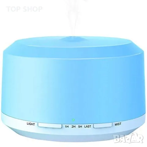 Арома дифузер/ овлажнител с ЛЕД светлина 450 мл от LUSCREAL, снимка 2 - Столчета за хранене - 48477027