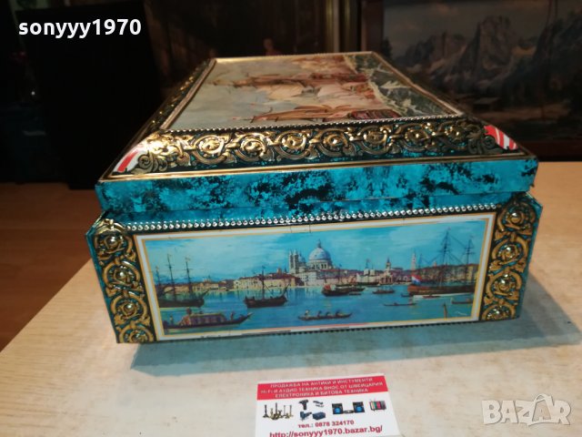 ФРЕГАТИ-КОРАБИ-МЕТАЛНА КУТИЯ ОТ ФРАНЦИЯ 1302221809, снимка 8 - Антикварни и старинни предмети - 35776244