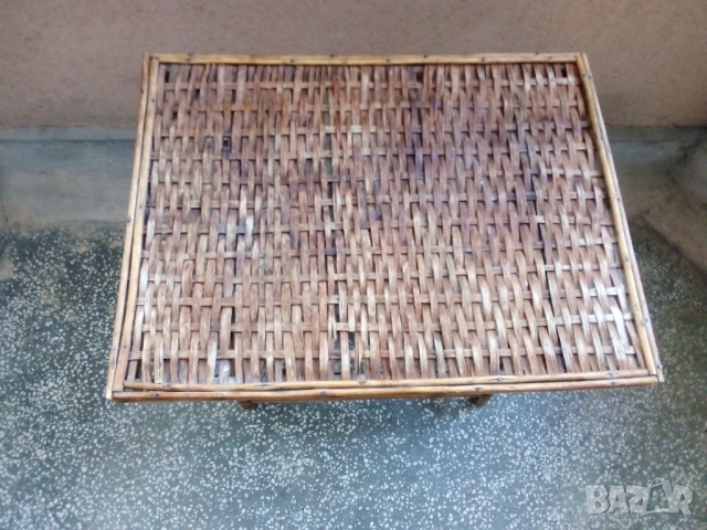 Масичка, ратан, снимка 2 - Градински мебели, декорация  - 51703696