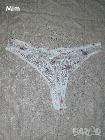 XL Бяла еластична полупрашка от прозрачен еластичен тюл на нежни цветя , снимка 5 - Бельо - 53299863