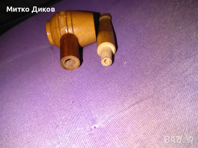 Дървена лула от соца отлична ръчна изработка, снимка 5 - Лули - 49799705